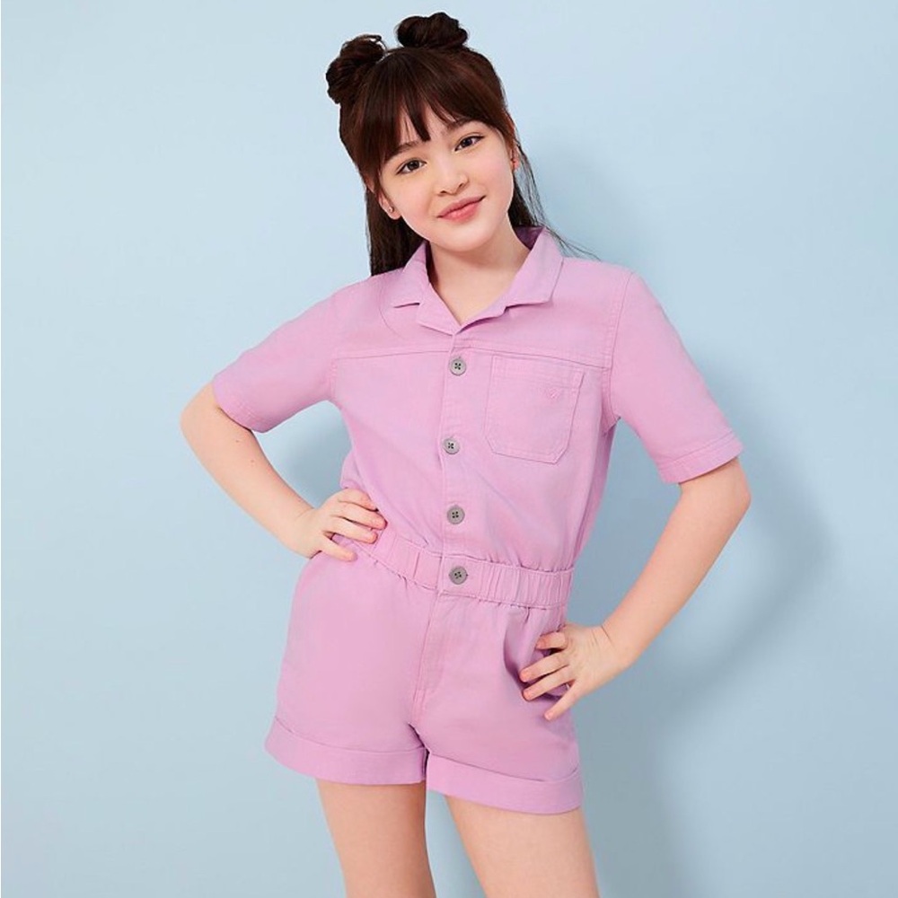 Roxy Girls Light Pink Romper Size XL (16)